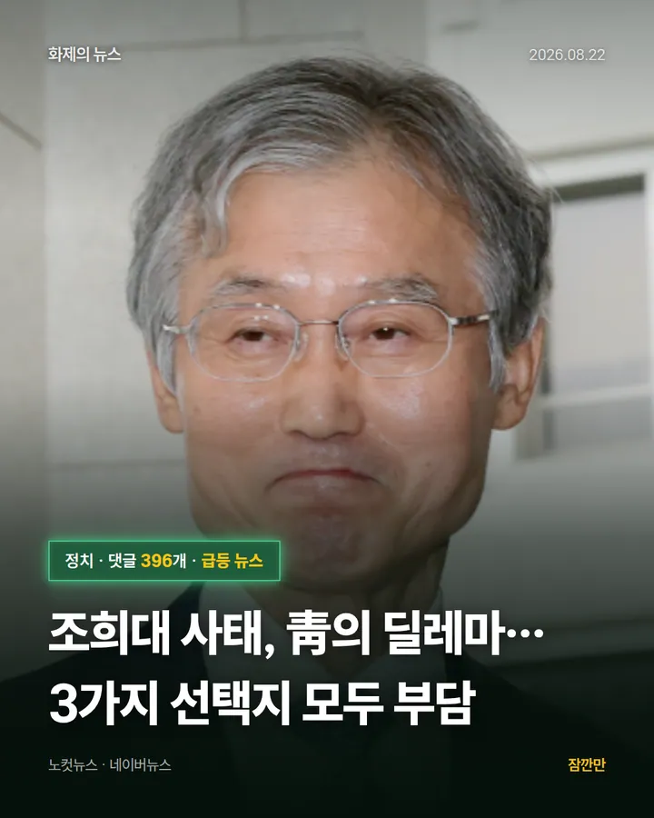 조희대 사태, 靑의 딜레마…3가지 선택지 모두 부담